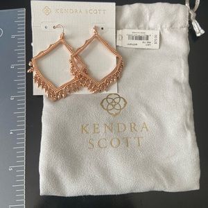 New Kendra Scott Rose Gold Lacy Earrings